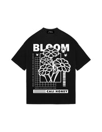 Bloom T-Shirt Black w White