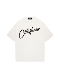 White Cursive Logo T-Shirt