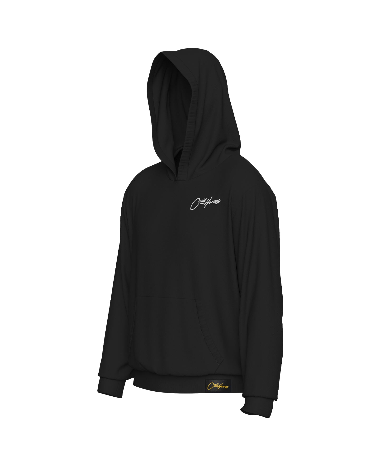 Cursive Hoodie Black Premium