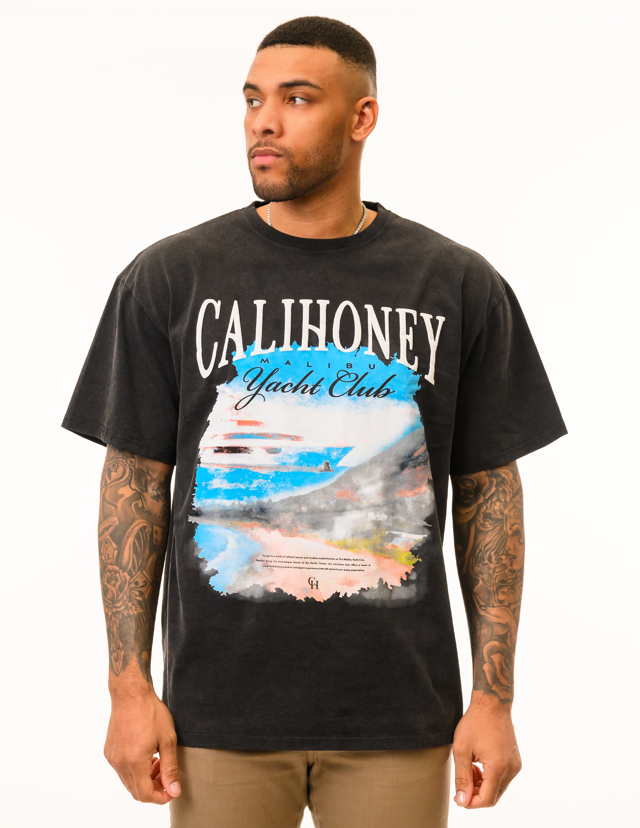 Malibu Yacht Club T-Shirt Black