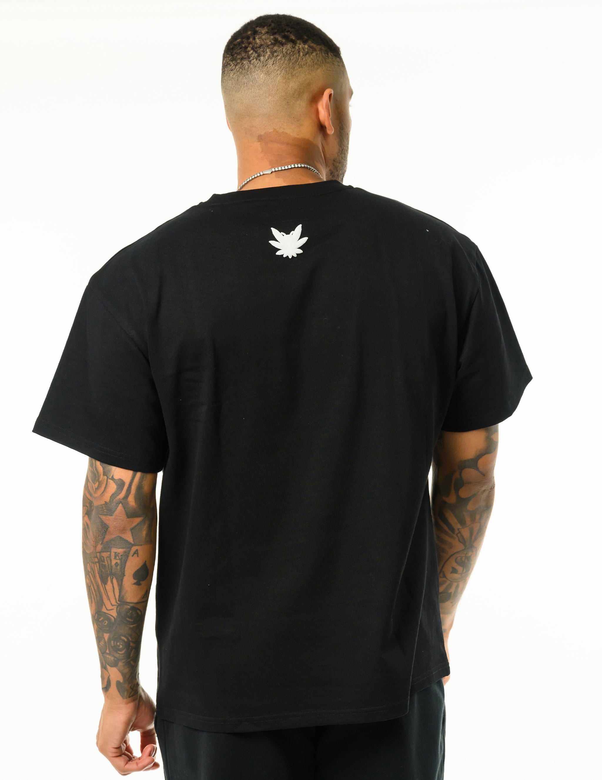Bloom T-Shirt Black w White