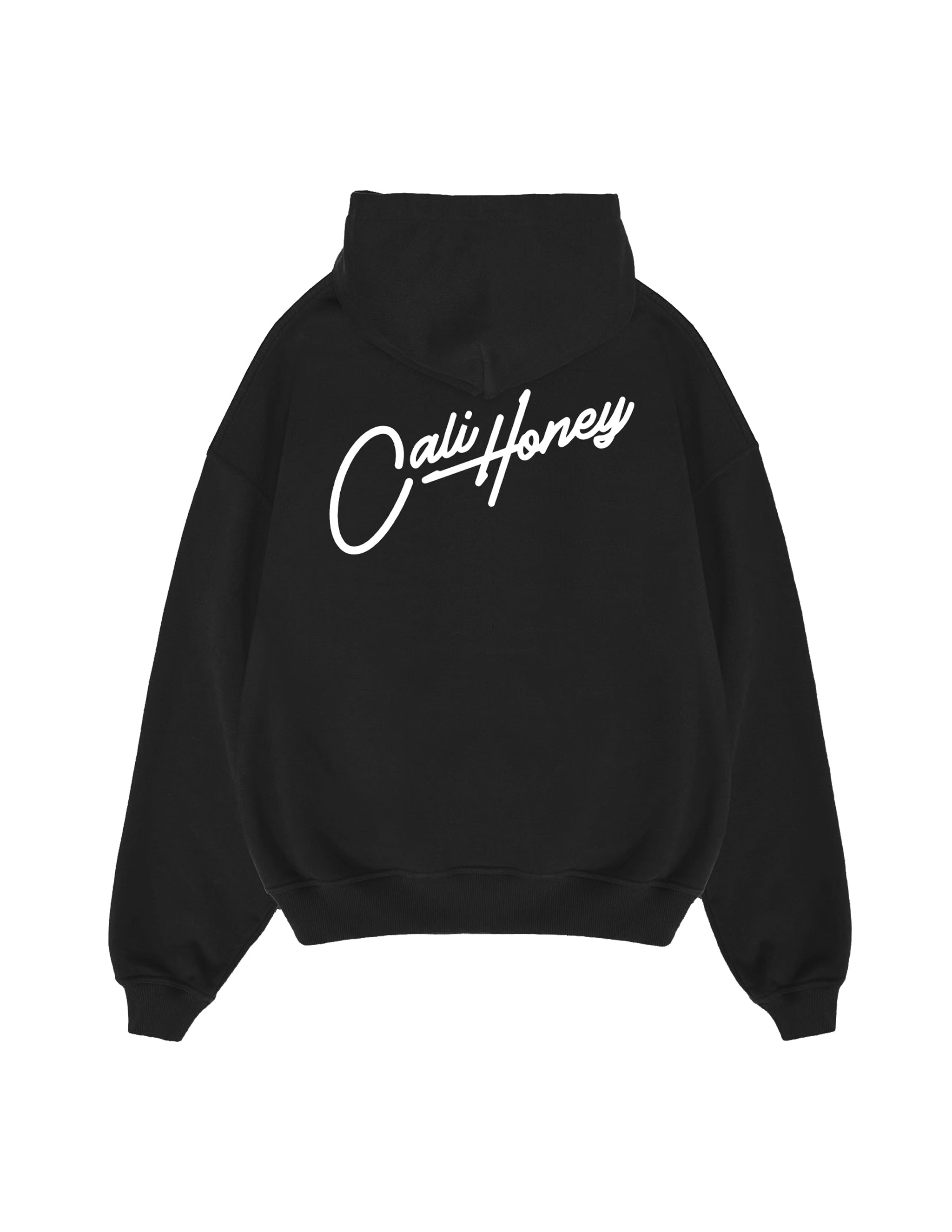Cursive Hoodie Black