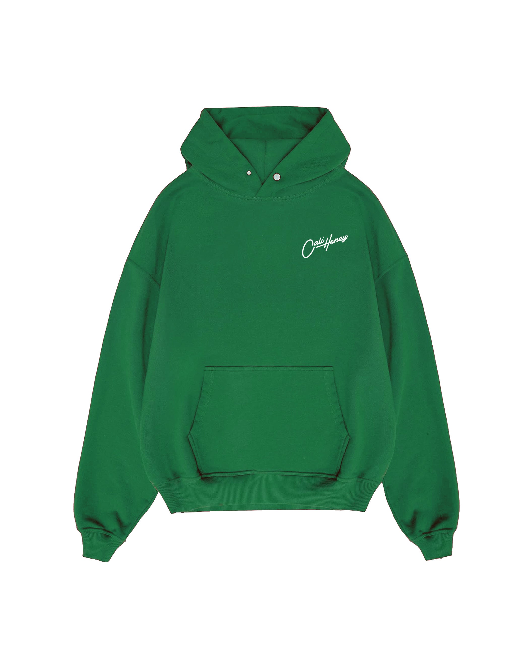 Cursive Hoodie Green