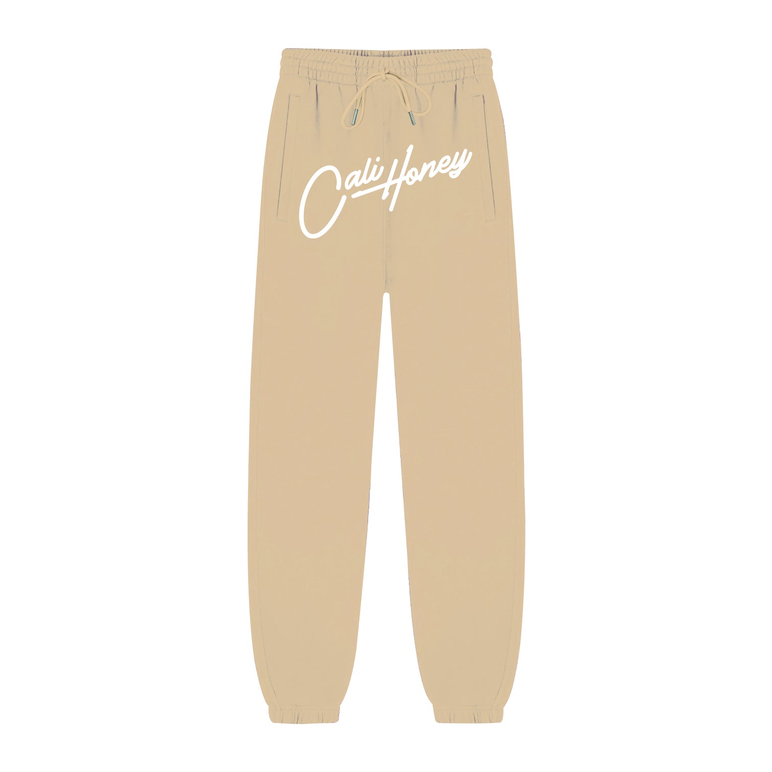 Cursive Logo Sweats Beige