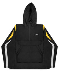 Windbreaker Jacket Black & Yellow