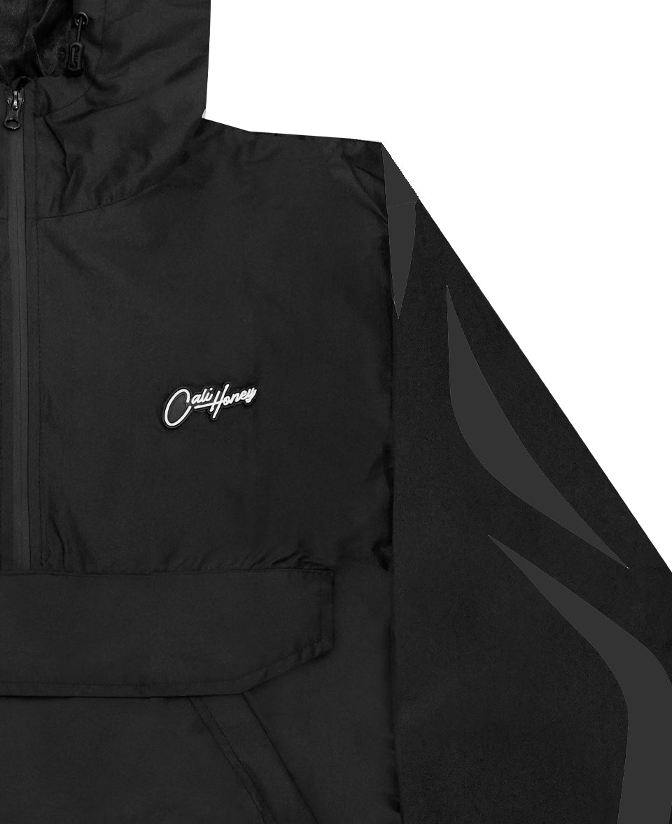 Windbreaker Jacket Black & Black 3M