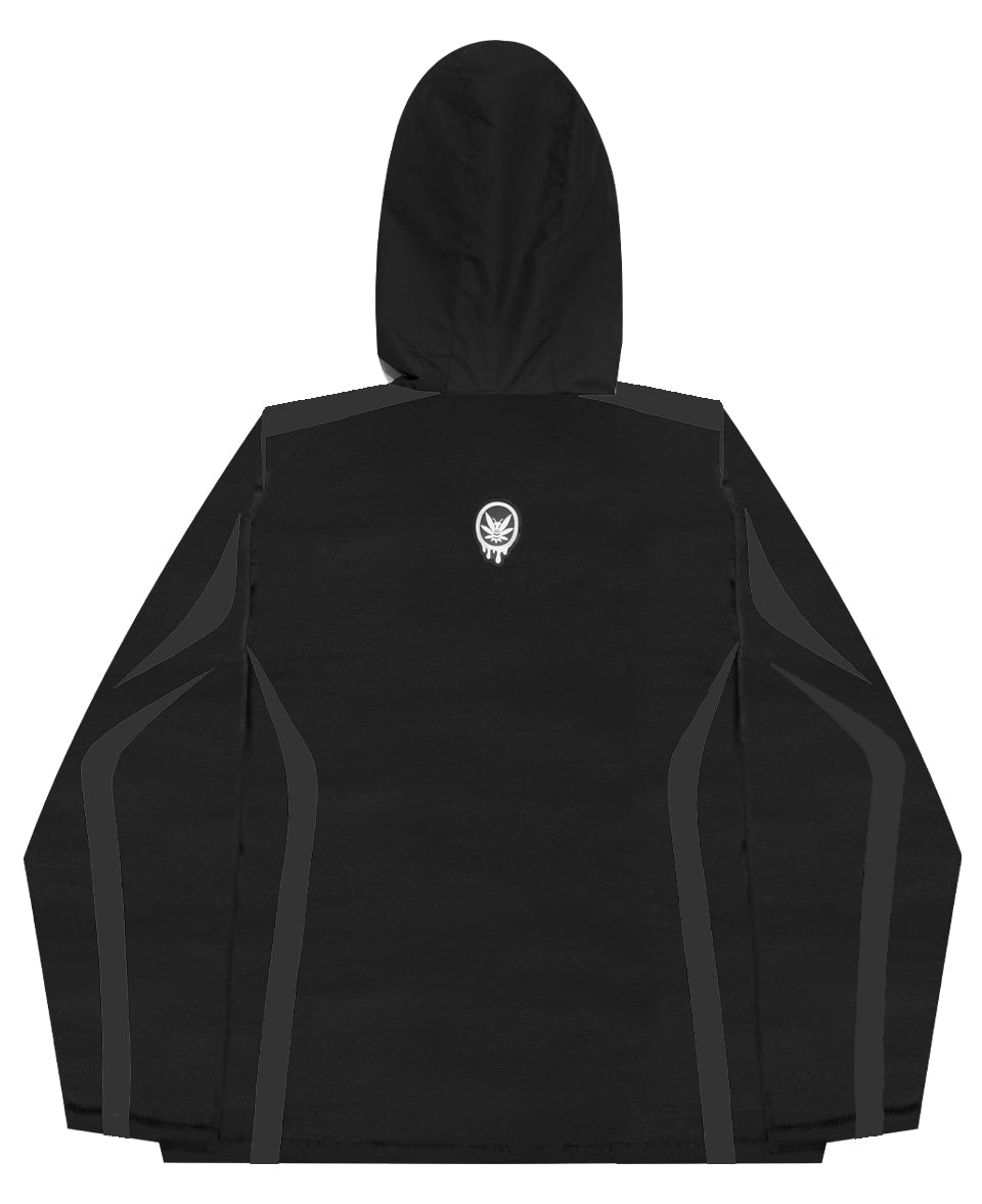 Windbreaker Jacket Black & Black 3M