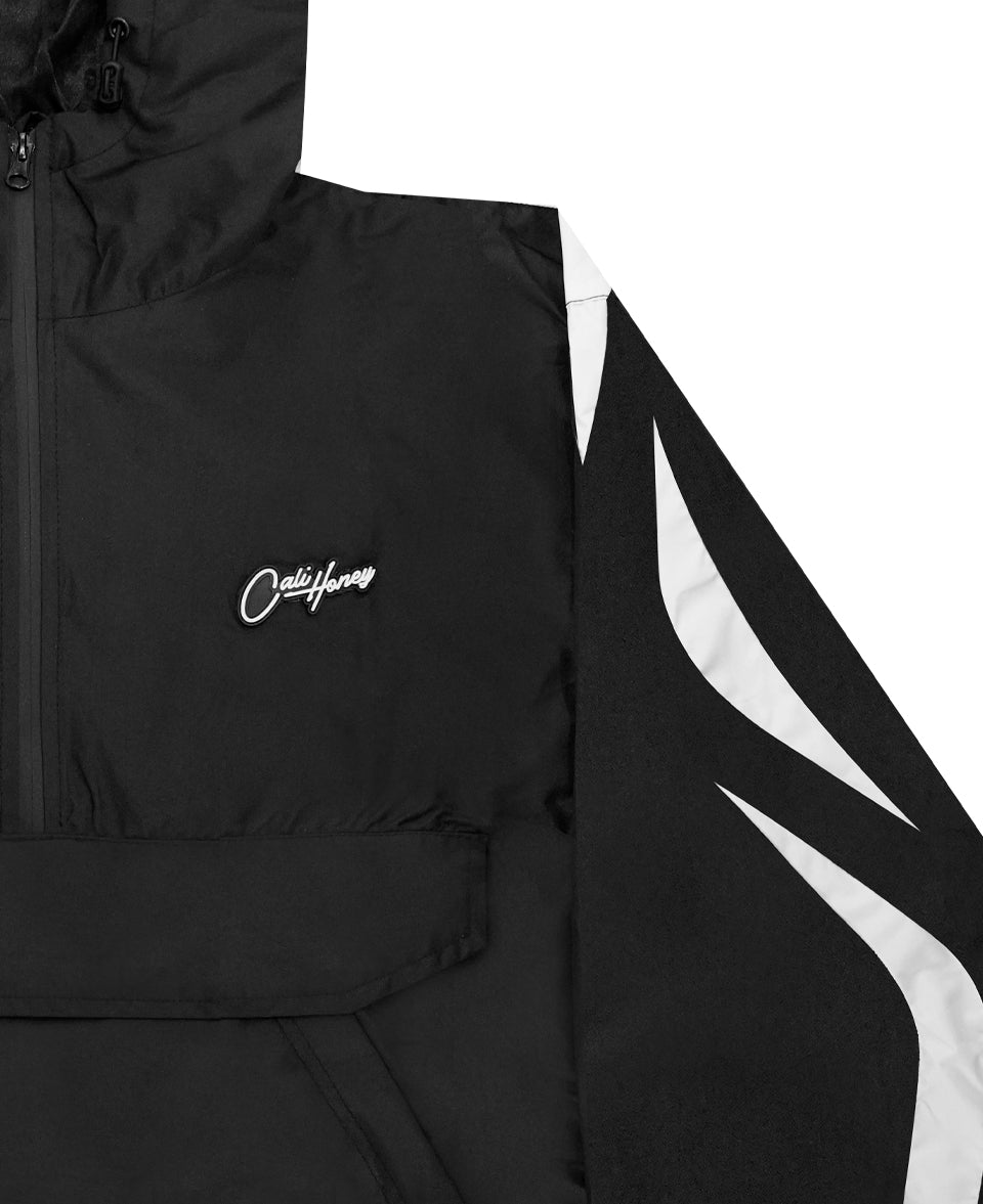 Windbreaker Jacket Black & White