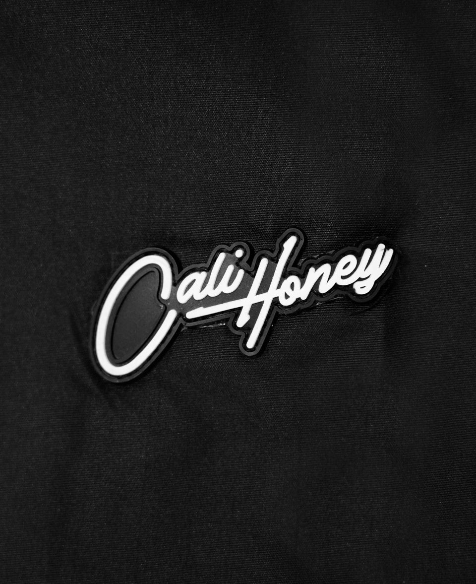 Windbreaker Jacket Black & Yellow