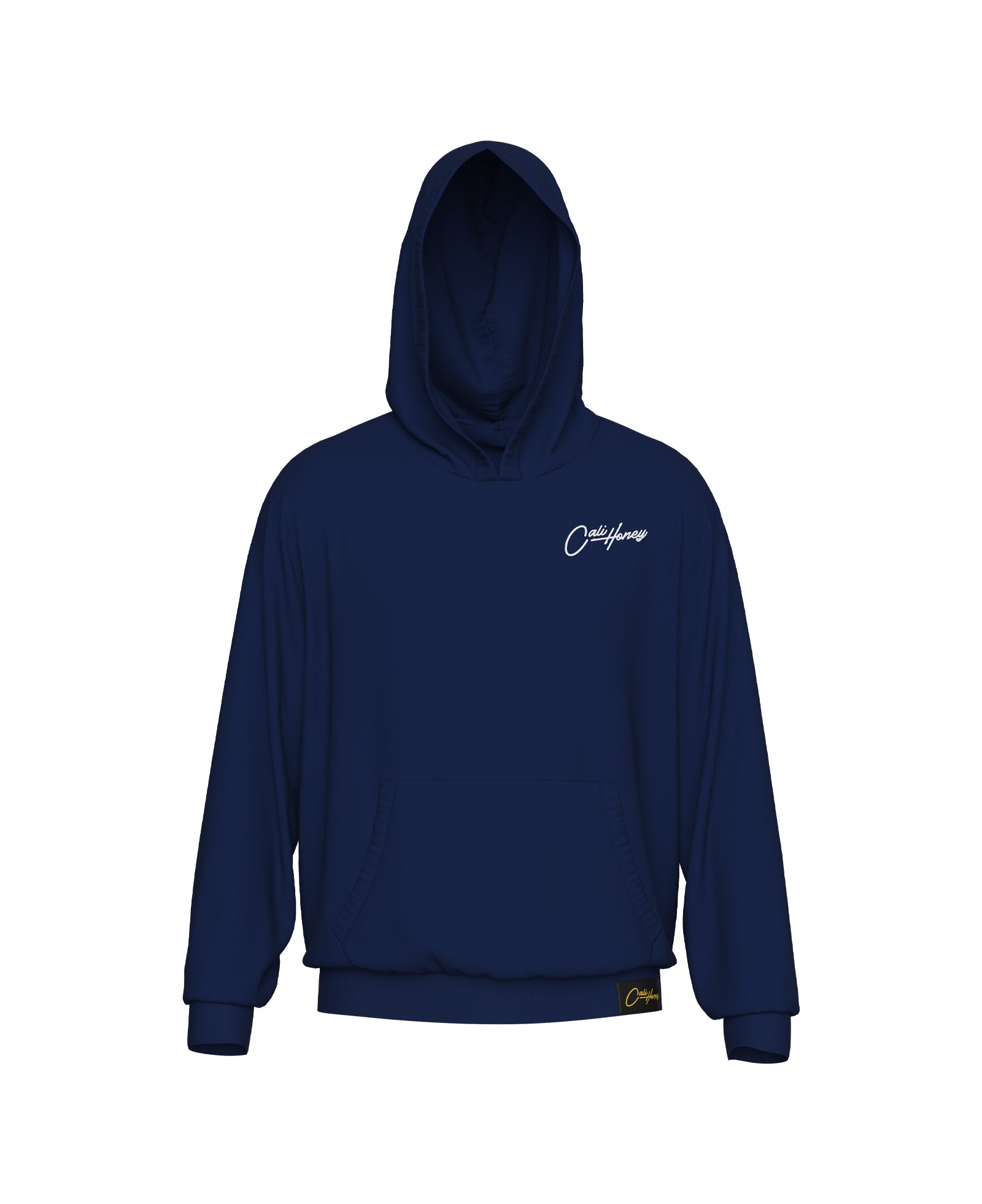 Cursive Hoodie Navy
