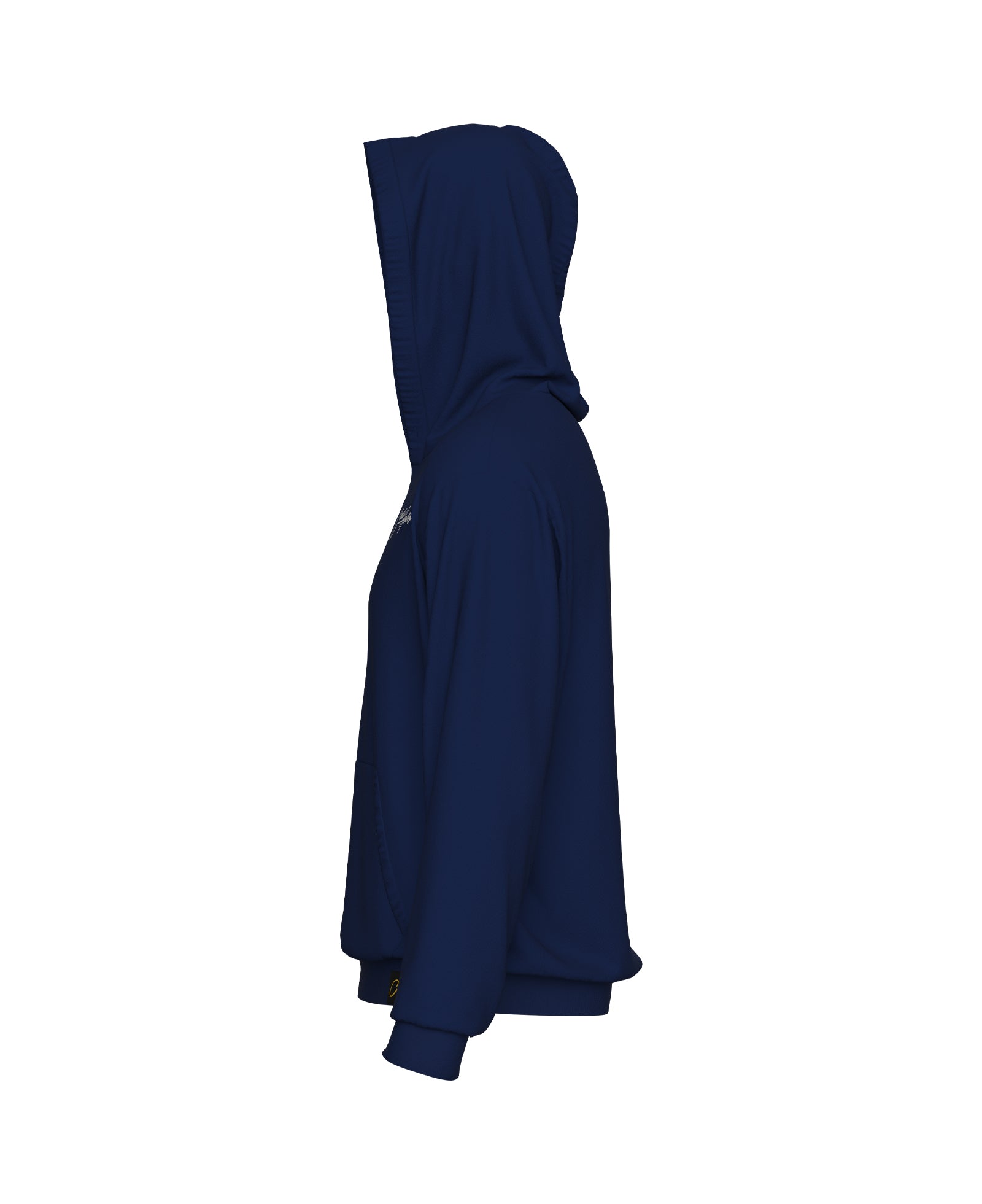 Cursive Hoodie Navy