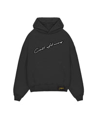Cursive 2.0 Vintage Black Hoodie