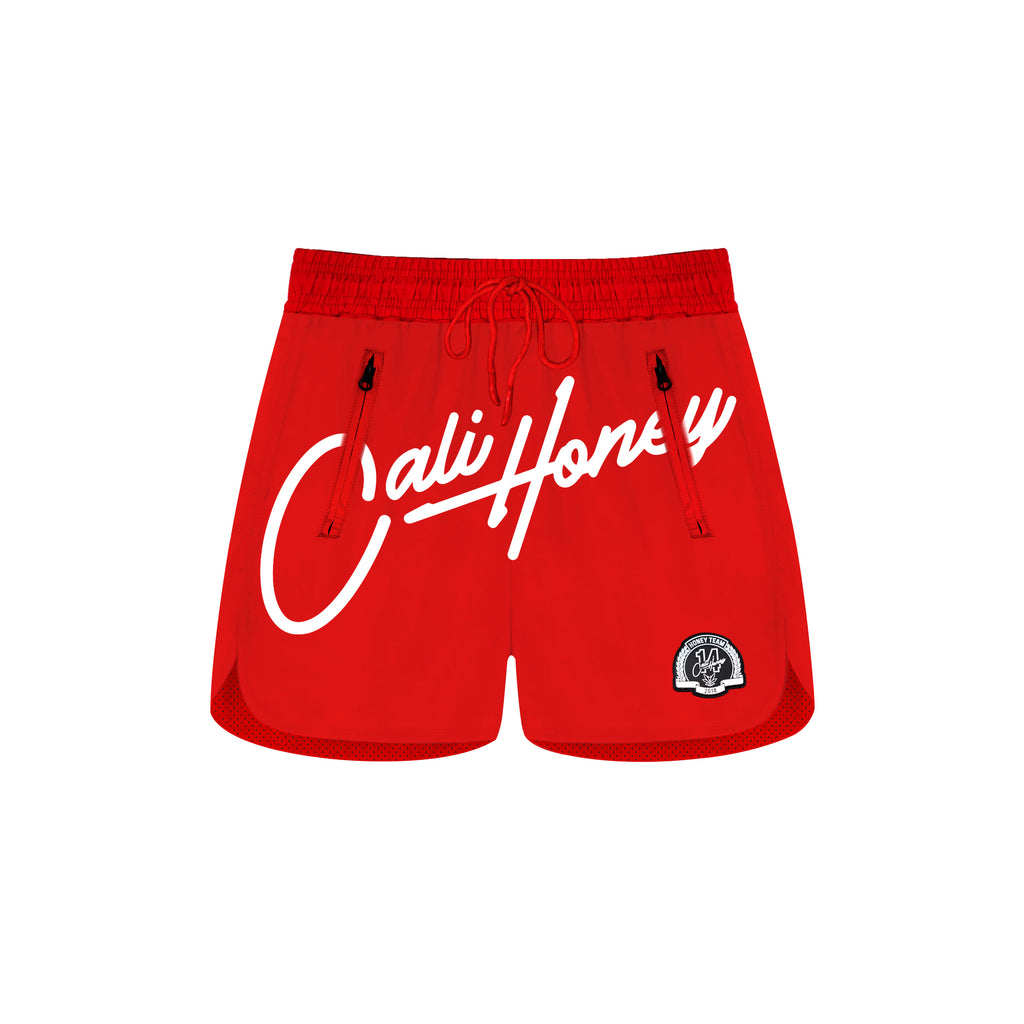 Big Logo Shorts Red