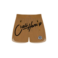 Big Logo Shorts Tan