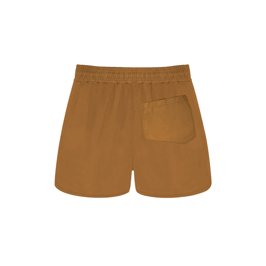 Big Logo Shorts Tan