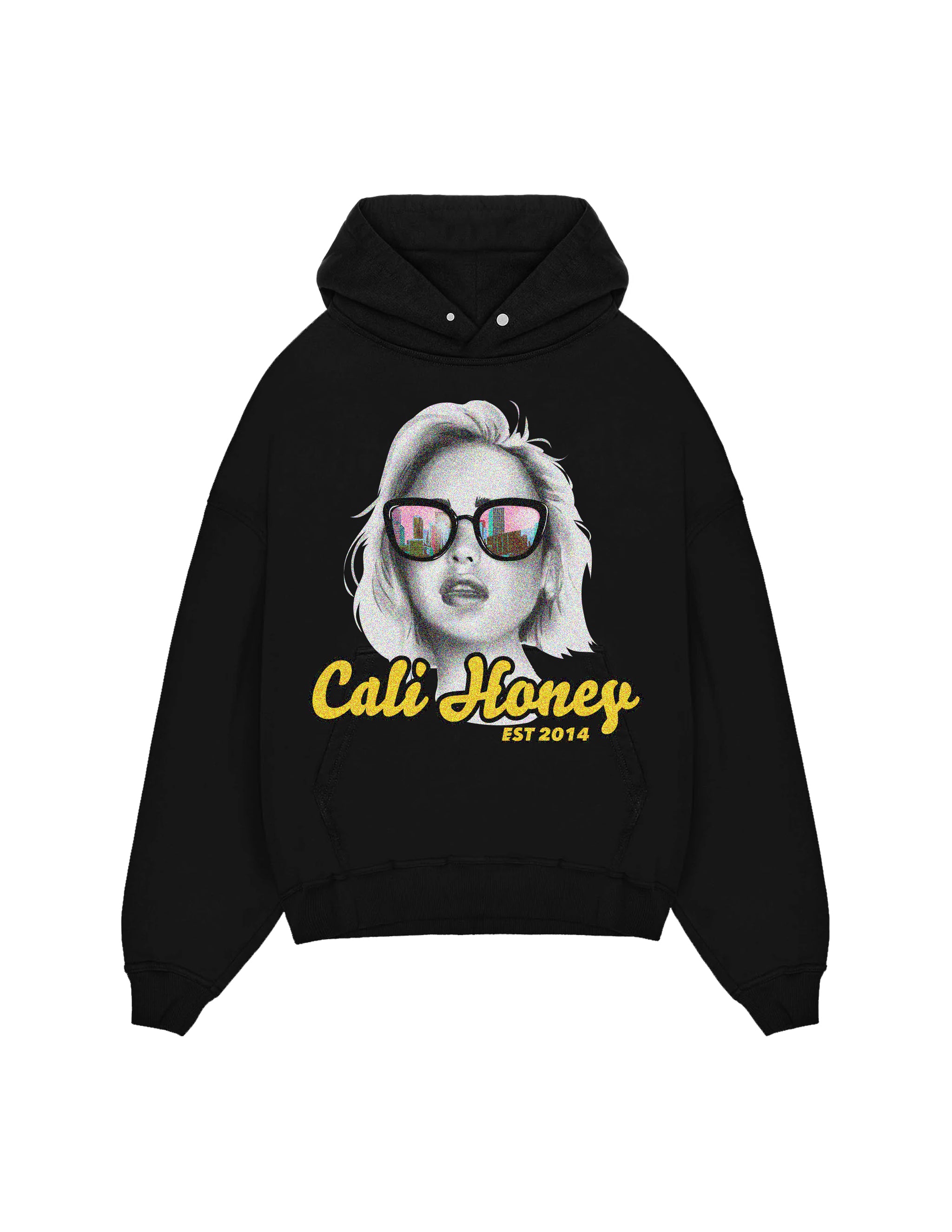Girl Black Hoodie Black