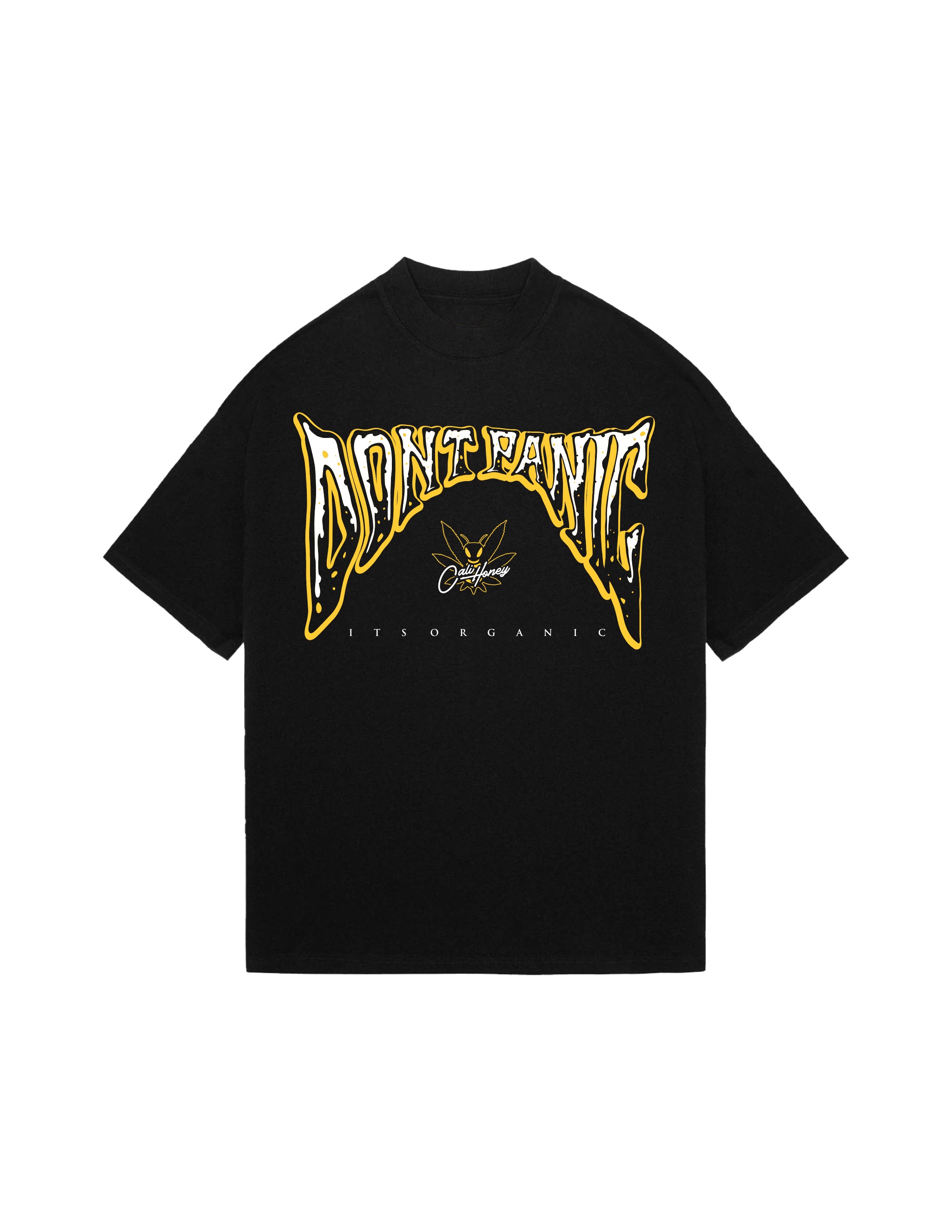 Don't Panic T-Shirt Black