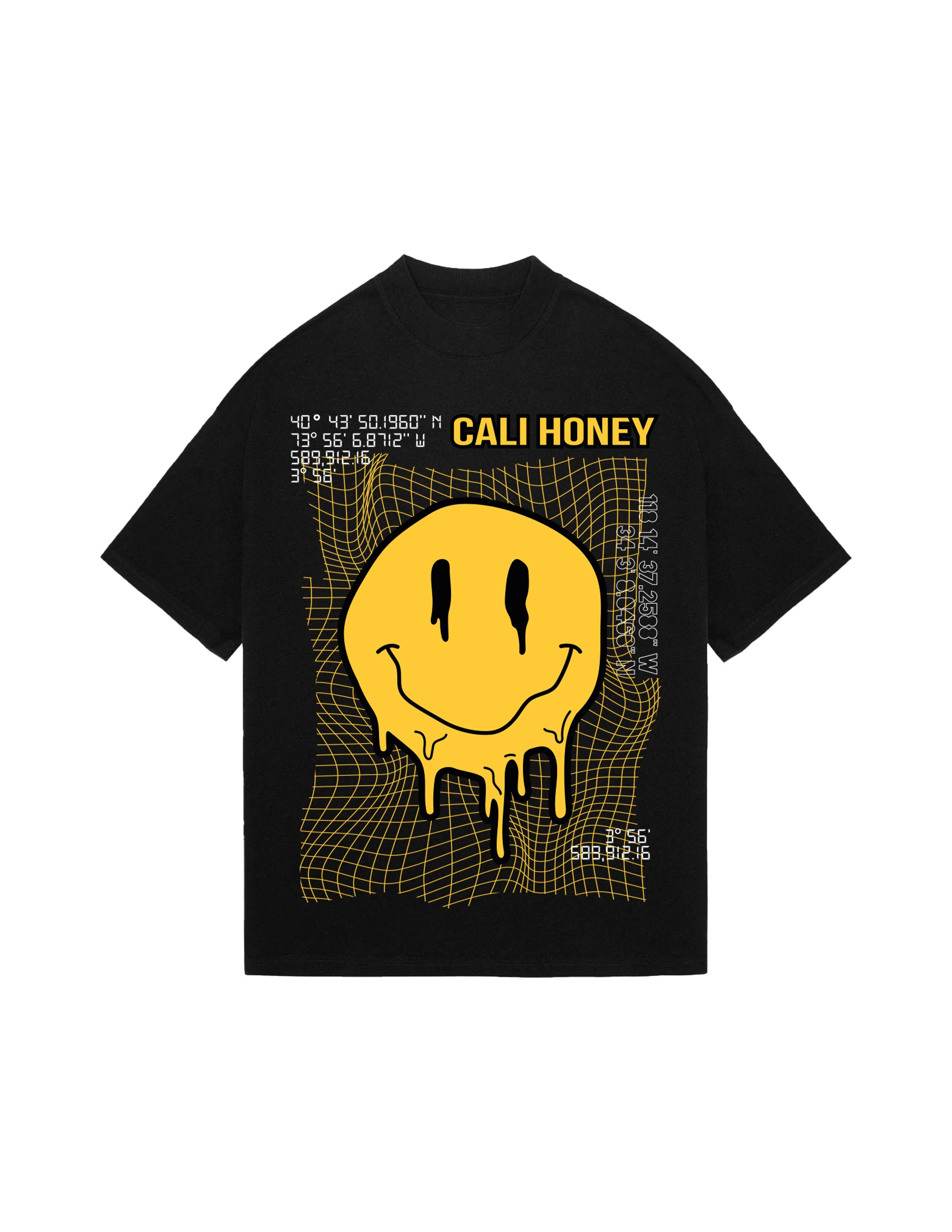 Happy Face T-Shirt Black