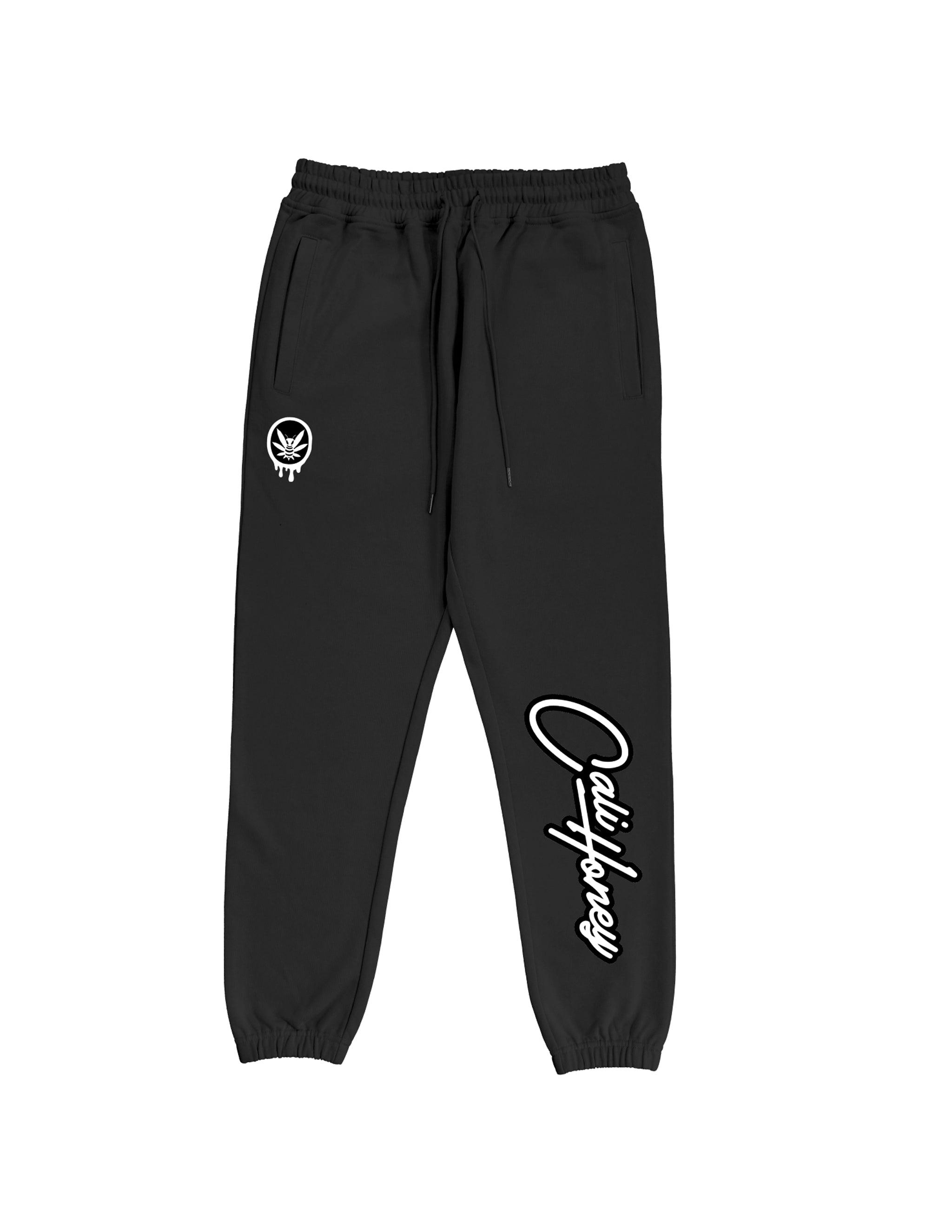 White Logo 2 Sweatpants Black