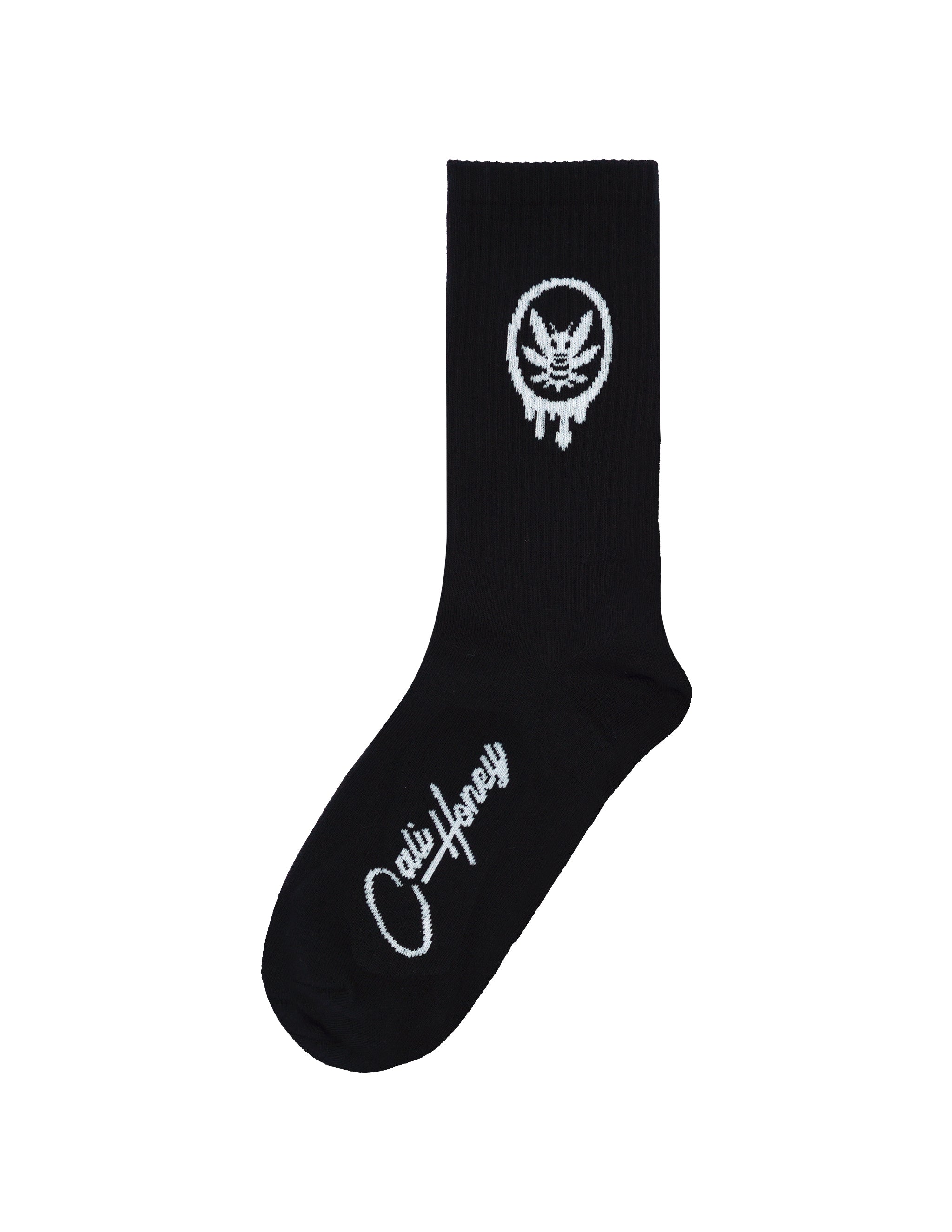 White Drip Logo w Signature Sock