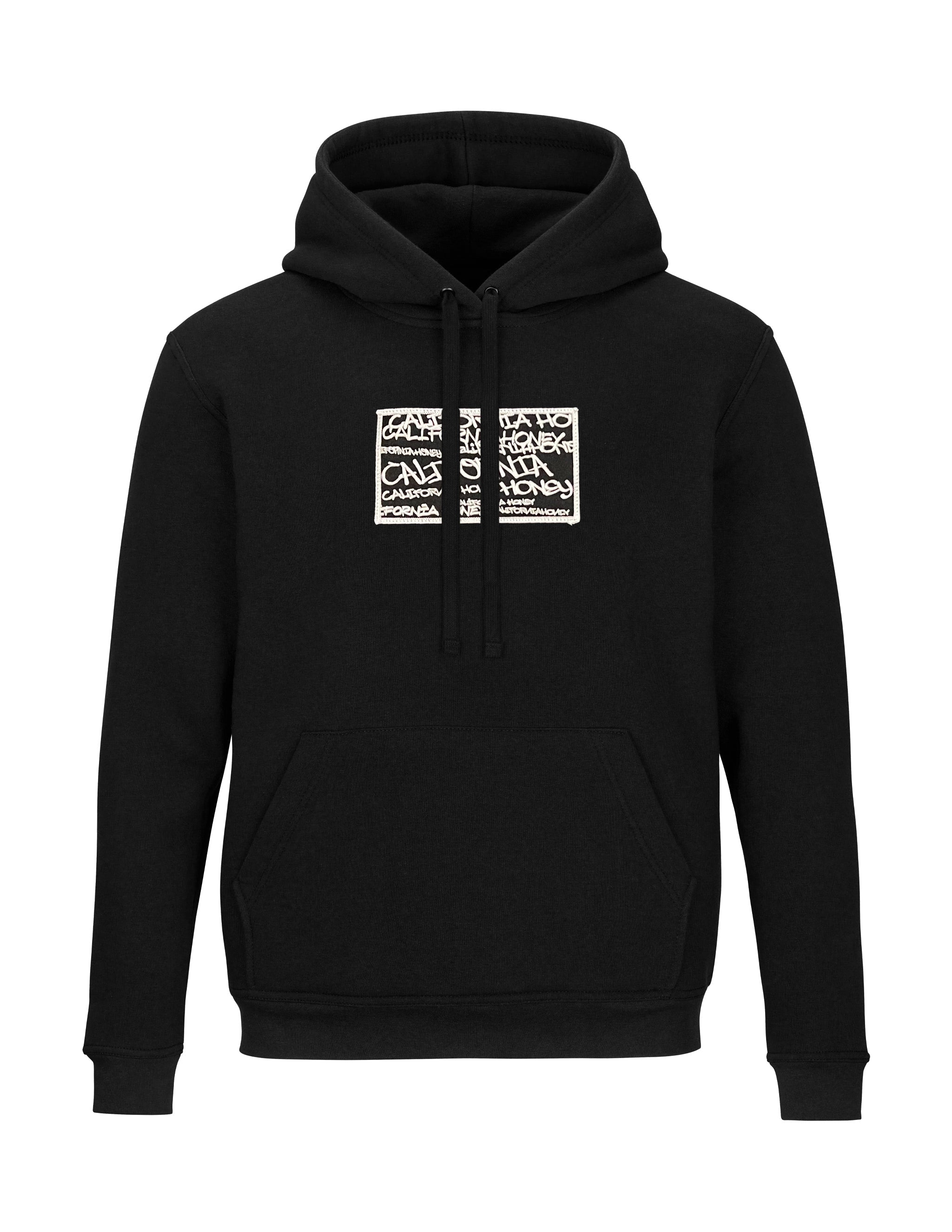 Graffiti Logo Hoodie Black