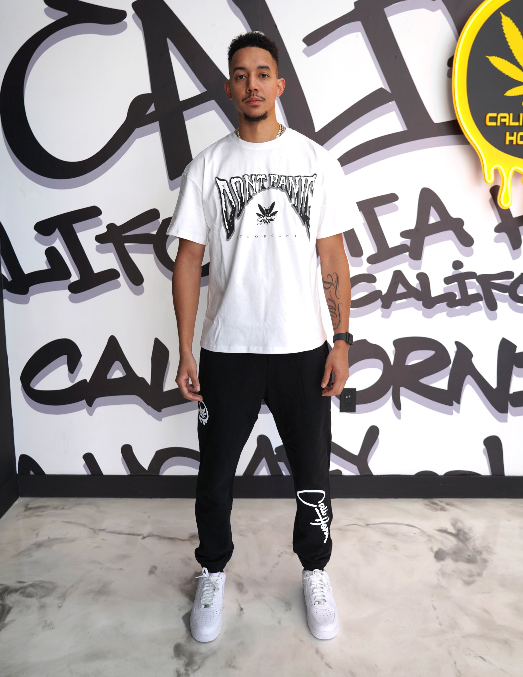 Don't Panic T-Shirt White