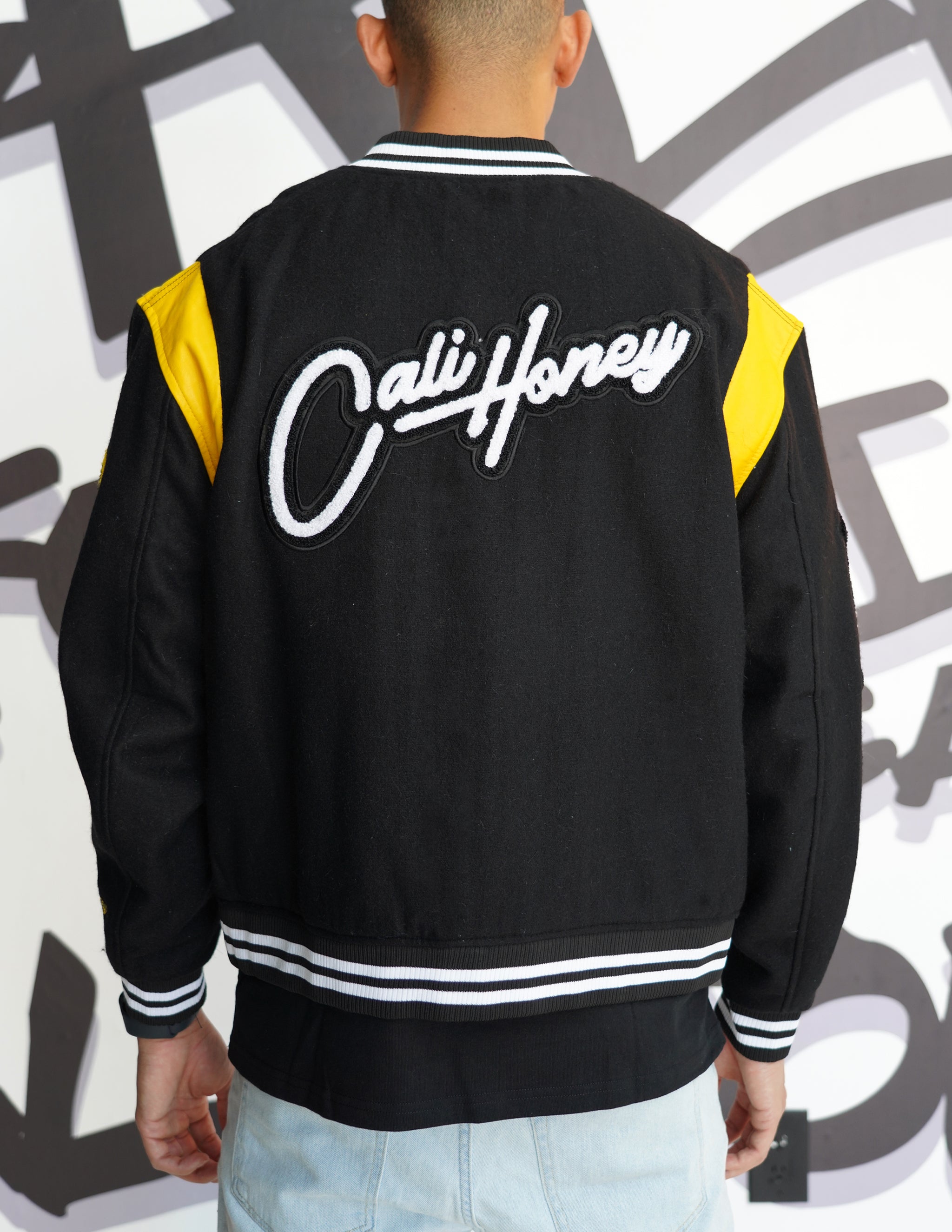 Varsity Jacket Black / Gold