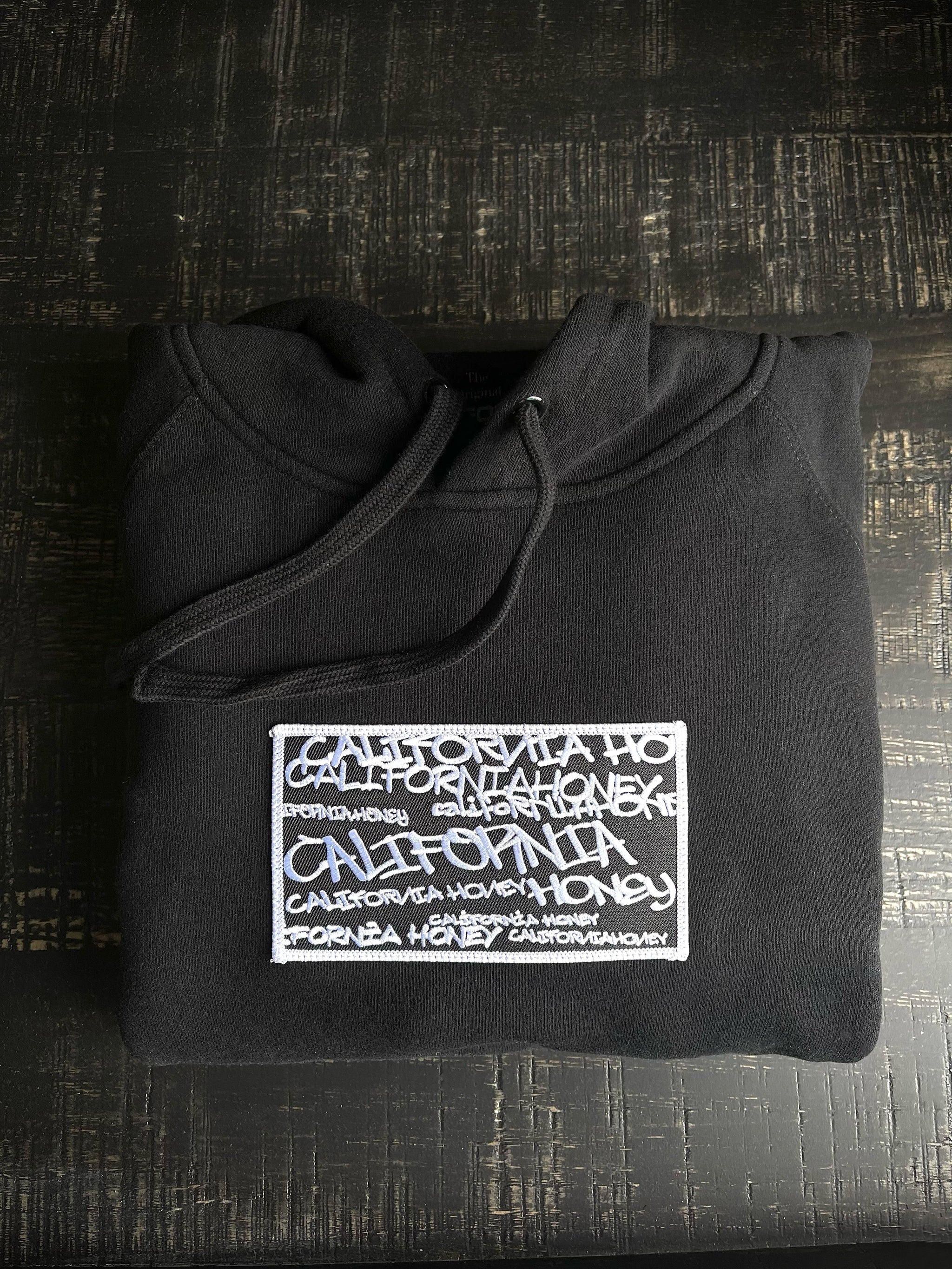 Graffiti Logo Hoodie Black